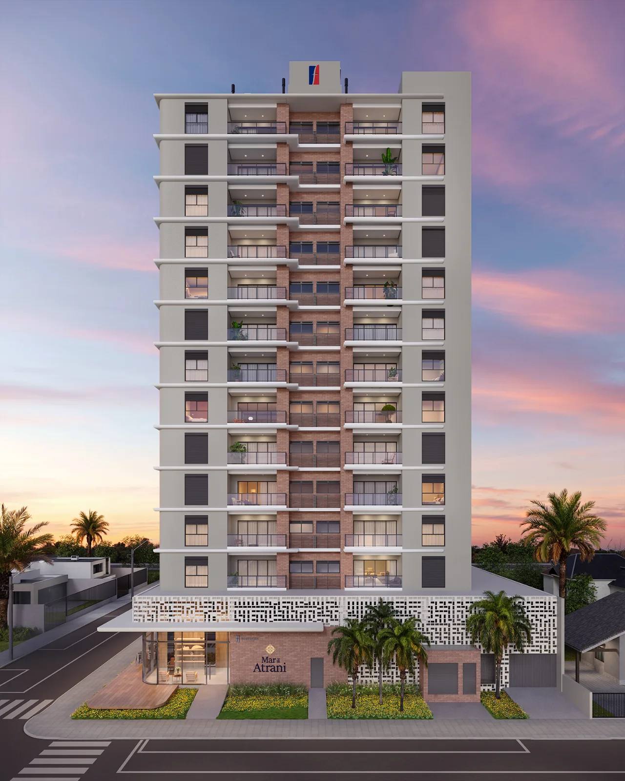 Residencial Mar di Atrani – Apartamentos de 3 dormitórios no Centro de Balneário Rincão em Balneário Rincão