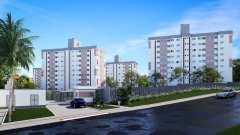 Residencial Plaza Mayor – Apartamentos de 2 dormitórios na Linha Batista, Criciúma — foto 1