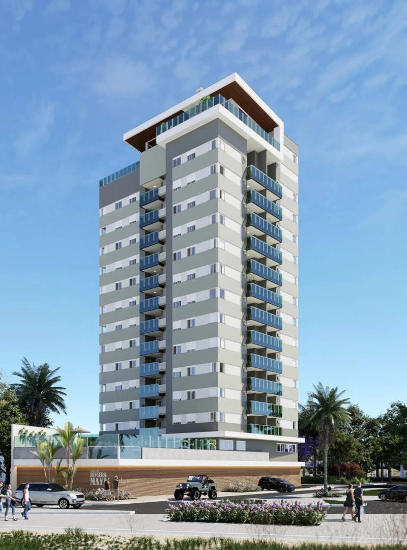 Residencial Riviera Maya – Apartamentos de 3 dormitórios com vista para o mar em Balneário Rincão em Balneário Rincão