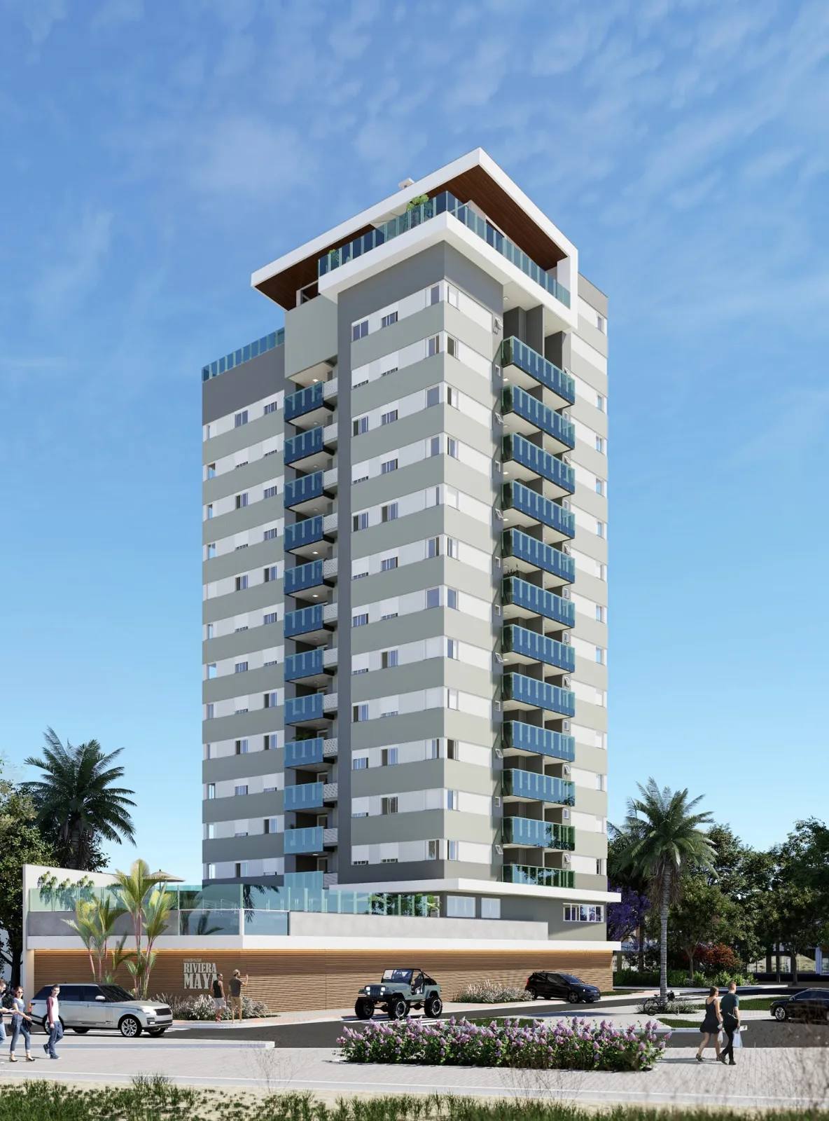 Residencial Riviera Maya – Apartamentos de 3 dormitórios com vista para o mar em Balneário Rincão em Balneário Rincão